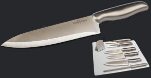 Набор из 6 кухонных ножей Криоген ― Телемагазин Краснодар