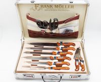 Набор ножей в чемодане 25 предметов Frank Moller FM-308