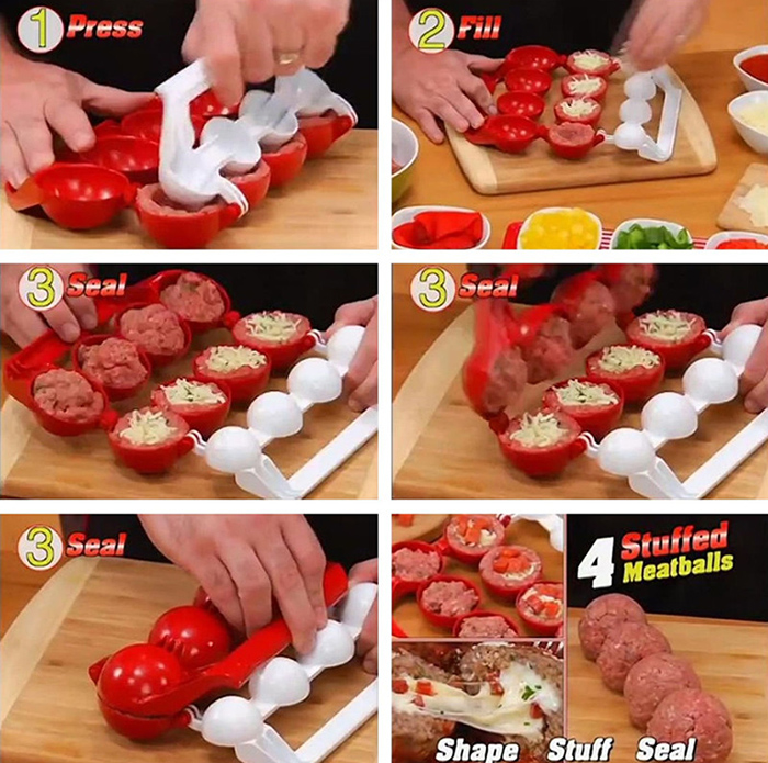 Как приготовить фрикадельки в форме Meatball Maker Pro для супа, духовки, сковороды